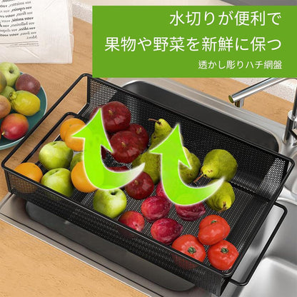 RAKUGEN キッチンワゴン 4段 炭素鋼製 隙間収納 - 耐荷重 頑丈な加粗管材 ブレーキ付きキャスター：キッチンワゴン キャスター付き 大容量