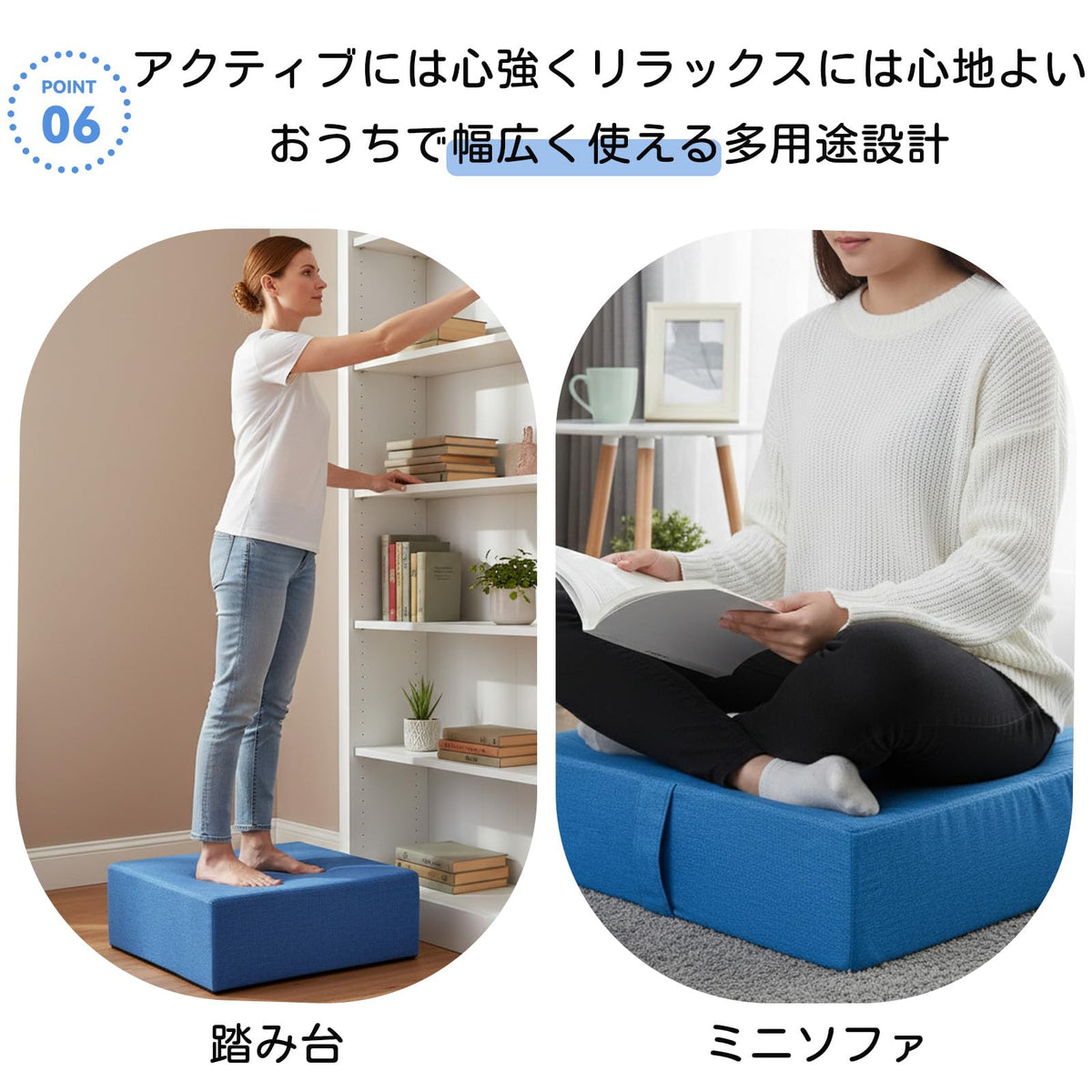 RAKUGEN ジャンプクッション スプリングなし 3層構造 静音設計 大型 クッション 子供用 大人用 室内 ダイエット エクササイズ 家庭用 トラ
